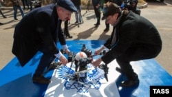 Подготовка дрона "Почты России" к первому полету, Улан-Удэ, 2 апреля