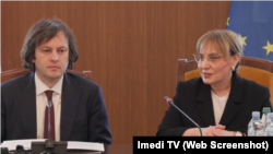 ირაკლი კობახიძე და ნინო ქადაგიძე