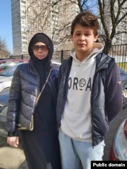 Саид Муртазалиев с матерью