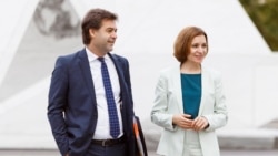 Nicu Popescu, pe timpul când era ministru al Afacerilor Externe și Integrării Europene, alături de Maia Sandu, la cel de-al 77-lea segment înalt al Adunării Generale a ONU, septembrie 2022