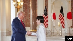 د امریکا ولسمشر ډونالډټرمپ د جاپان له نوې صدراعظې سانائه تاکایچي سره د کتنې پرمهال