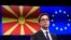 BELGIUM -- North Macedonian President Stevo Pendarovski gives a press conference with President of European Council (unseen) after their bilateral meeting at the EU headquarters in Brussels, June 12, 2019