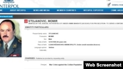 Stojanović na poternici Interpola, 26. feburuar 2015.