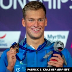 Український пловець Михайло Романчук. Велика Британія, місто Глазго, 3 серпня 2018 року