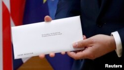 Donald Tusk sa zvaničnim pismom Velike Britanije o pokretanju procesa za Brexit