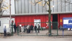 Ispred migrantskog centra Bira u Bihaću, 15. novembar