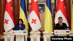 საქართველოსა და უკრაინის პრეზიდენტები. 2021 წლის ფოტო