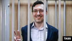 Один из лидеров запрещенного в России националистического движения "Русские" Александр Поткин (Белов)