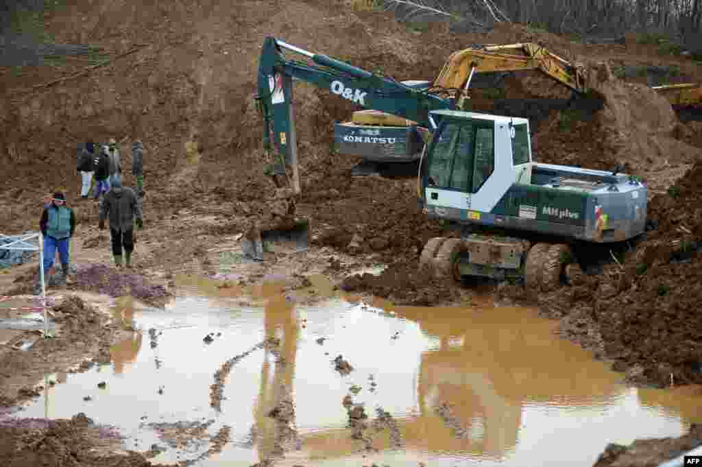 Tomašica, 25. novembar 2013. Foto: AFP / Elvis Barukčić