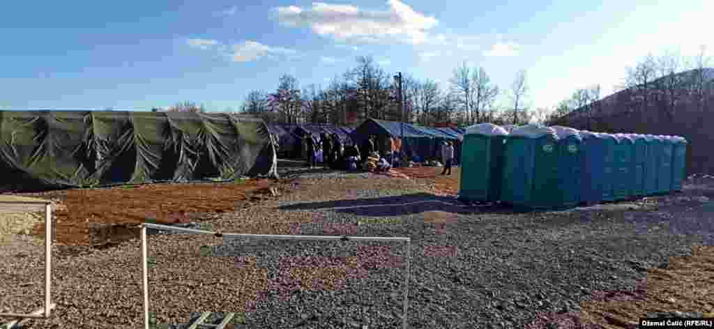 Kamp "Lipa" 18 februara 2021.