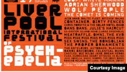 Фестиваль психоделической музыки, 2017. Фрагмент плаката