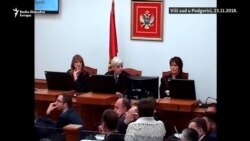 Branka Milić napušta sudnicu Branka Milić napušta sudnicu