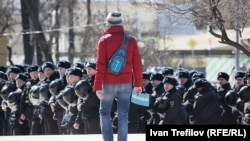 На антикоррупционной акции в Москве