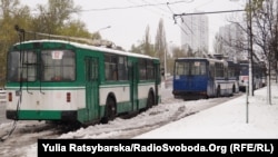 Сніг у Дніпрі, 19 квітня