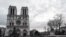 Notre Dame de Paris black and white 