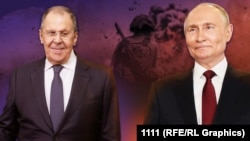 Коллаж: Лавров и Путин