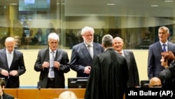 Šestorica čelnika "Herceg-Bosne" u sudnici Tribunala u Hagu