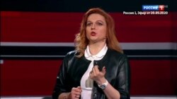 Гостья эфира Соловьева сравнила Зеленского и Трампа Гостья эфира Соловьева сравнила Зеленского и Трампа