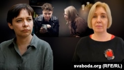 Мэдыяэкспэрткі Вольга Лойка і Ірына Сідорская. Інтэрвію Сабчак з Пратасевічам. Ілюстрацыйны каляж.