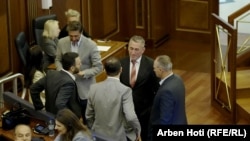 Nenad Rašić na konstitutivnoj sednici Skupštine Kosova, Priština, 28. avgusta 2025.