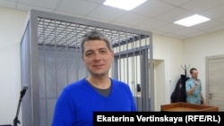 Координатор штаба Навального в Иркутске Сергей Беспалов в суде,17 ноября