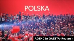 Pristalice "Prava i Pravde" tokom konvencije stranke