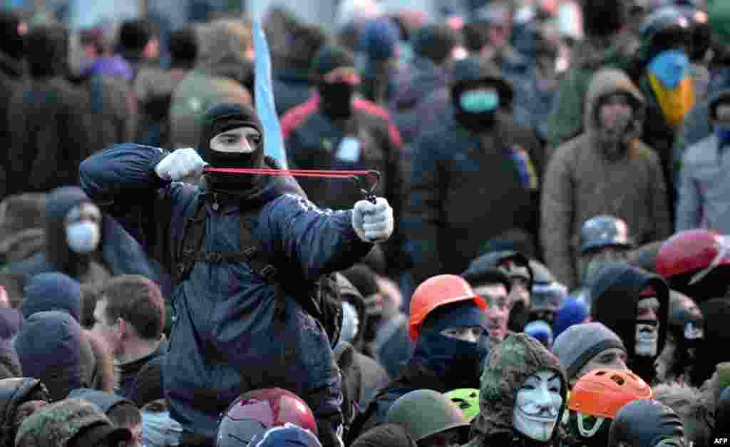 Kijev, 19. jnauar 2014. Foto: AFP / Sergei Supinsky 