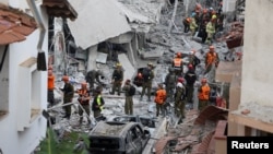 Спасатели в Ришон-ле-Ционе, Израиль 14 июня , 2025 года