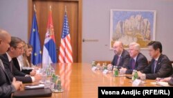 Sastanak Aleksandra Vučića i Brajana Hojta Jia, Beograd