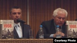 Hrvoje Klasić i Ljubodrag Dimić na promociji u Beogradu