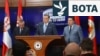 Bosnia and Herzegovina -- Prime Minister of the RS Radovan VIšković, President of the RS Milorad Dodik and President of the RS Assembly Nenad Stevandić i Banja Luka, 12 March 2025