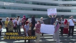 Protesti porodica bh. državljana u Siriji: Vratite djecu iz logora Protesti porodica bh. državljana u Siriji: Vratite djecu iz logora