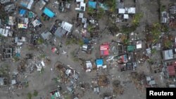 A general view shows destruction after Cyclone Idai in Beira, Mozambique, March 16-17, 2019