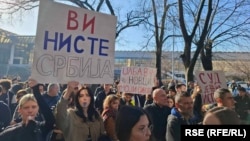Protest u Novom Sadu, 8. januar 2025.