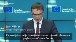 Crna Gora otvorila još dva poglavlja sa EU Crna Gora otvorila još dva poglavlja sa EU