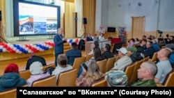 Встреча населения одного из районов Башкортостана с горнопромышленниками и представителями администрации