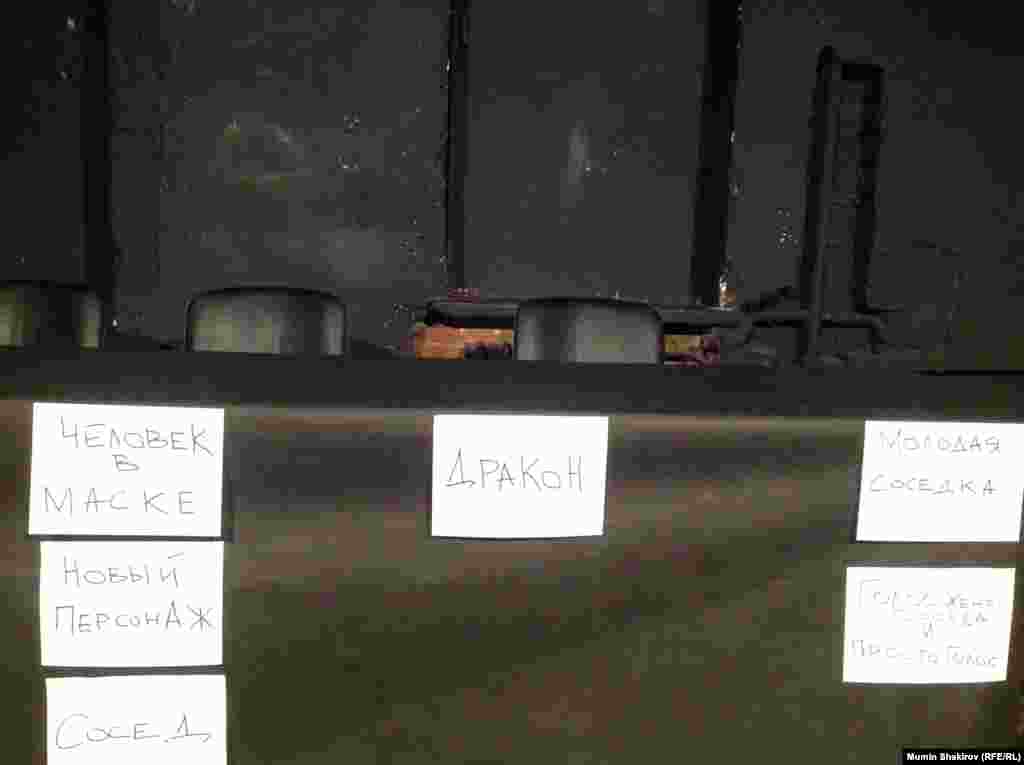 Перед началом спектакля "Травоядные"