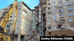 Последствия взрыва дома в Магнитогорске