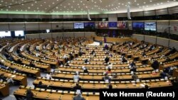 Detalj sa jedne od sednica Evropskog parlamenta