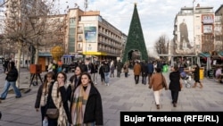 Pogled na Prištinu, januar 2025.