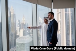 Crnogorski premijer Spajić i ministar za spoljnu trovinu UAE Al Zejudi u Abu Dabiju, mart 2025.