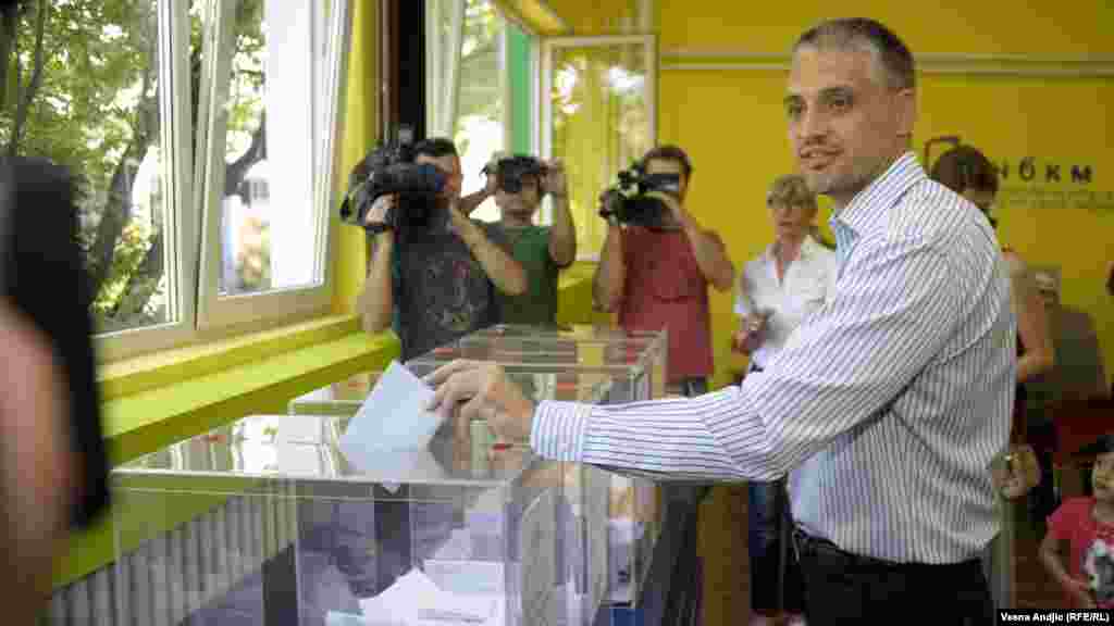 Kandidat koalicije "Preokret" Čedomir Jovanović