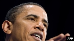 Барак Обама під час виступу перед студентами Нової економічної школи у Москві, 7 липня 2009 р.