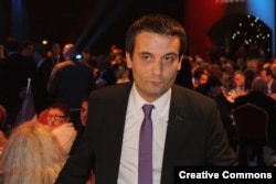 Флориан Филиппо, заместитель Марин Ле Пен в Национальном фронте и автор стратегии "обеления" партии