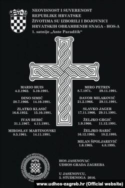 Spomen-ploča, Jasenovac