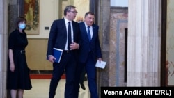 Sastanak predsjednika Srbije Aleksandra Vučića i člana Predsjedništva BiH Milorada Dodika u Beogradu, 26. avgust, 2020.