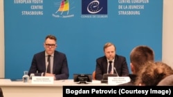 Zvaničnici Saveta Evrope sa studentima iz Srbije, 16. april 2025.