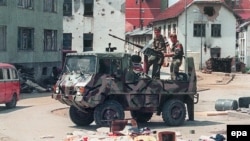 Srpska vojska u Srebrenici, srpanj 1995.