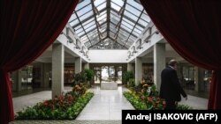 Grob Josipa Broza Tita u Kući cveća u Beogradu, 30. april 2020.