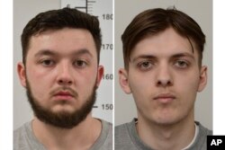 Dylan Earl și Jake Reeve în fotografii distribuite de poliția britanică la 4 iunie 2025